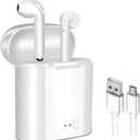 Wireless Bluetooth Earbuds With Charging Box Bluetooth  (White, True Wireless)