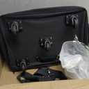 Hanke Expandable Collapsible Luggage with Wheels, Black Upgrade Version 2, 98L, Water-Resistant, 5 Spinner Wheels, 3 Pockets, Polyester, 19x13x27.2 inches, 6.1lb, Carry-On Luggage, Travel, Vacation, Expandable Foldable