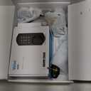 Veise VE06-H Smart Front Door Lock Set, App Control, Keyless Entry Deadbolt with Lever Handle, Electronic Digital Touchscreen Keypad, Auto Lock, Easy Install, Matte Black