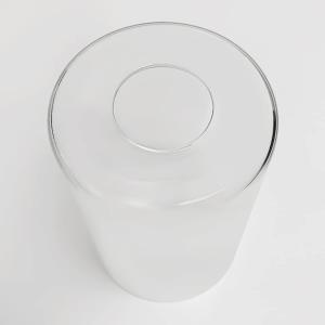 Clear Glass Lamp Shade Bathroom Vanity Light Replacement Lampshade, Diameter 3.94" Height 5.9" Fitter 1.69"