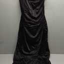 Popilush Women's Shapewear Maxi Dress Multi Way Wear Off The Shoulder Bodycon Long Cocktail Formal Dresses, Large