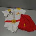 Xuomuen Baby Boys Prince Charming Bodysuits Costume Outfit Royal Prince Dress up with Crown for Infant Halloween Cosplay, 18-24 Months