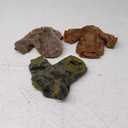 FabriCastle Dog Sweater, 3-Pack Dog & Cat Clothes, Soft and Warm Pet Jackets XXS for Small Dogs Boy & Cats, Winter Pet Apparel Costumes, Puppy Outfits (Camel,Khaki,Olive, XX-Small)