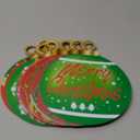 Christmas Garage Door Magnets Decorations, 24 PCS Large Merry Xmas Balls Decor for Outdoor, Christmas Stickers Holiday Weatherproof Magnetic Decal for Car, Refrigerator, Mailbox