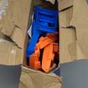 Hot Wheels Toy Car Track Set, Deluxe Building Box with Motorized Booster, 1:64 Scale Vehicle, Speed Snap Track, Boosted Jump Speedway