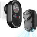 Portable Carbon Monoxide Detector 8-in-1, Carbon Monoxide Detectors Plug-in with HD Screen Natural Gas/Temp/Humidity, CO Monitor Alarm Sound Warning for Travel, Home, RV, Apartment Safety