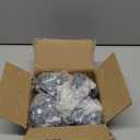 1.6 Inch Blue Polyurethane Caster Wheels, Metric M8-1.25 Threaded Stem (Screw Diameter 8mm, Length:15mm), Heavy Duty Casters Set of 4 with Locking Brakes, 450 lb Capacity for Furniture, Carts