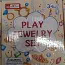 36pcs Princess Play Jewelry Set for Little Girls Ages 4-6, Kids Costume Dress Up Jewelry Necklace Bracelet Rings for Toddlers, Childrens Princess Birthday Party Favors Gift 3-5 4 5 6 7 8 Year Old Girl