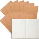 Miikoul 12 Pack A5 Kraft Paper Notebook Lined Journal Bulk, 8.3 X 5.5 Inch, 60 Pages/30 Sheets, 80gsm, Travel Notebook Notepad for Adult, Students, Gift, Office, Back to School Supplies