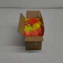 6 Pcs - 5 Feet Marigold Garland Indian American Wedding Party Mantle Decoration, Dia de Los Muertos Faux Garlands Diwali Decoration, Spring Bush Floral Dark Dark Orange, Yellow