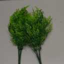 Artificial Shrubs, Persian Fern Leaves Plastic Plants Greenery Grass Simulation Fake Bushes Outdoor Indoor Home Garden Verandah Parterre Table Centerpieces Arrangements Decoration 4 pcs