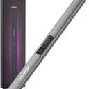 MEIRUBY Electric Candle Lighter, Christmas Stocking Stuffers Gifts for Women Mom Men Wife Sister, USB Arc Rechargeable Windproof Long Lighter for Candle BBQ Housewarming Birthday Gifts Idals (Space Gray)