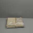 Loom and Mill Luxury Velour Cotton Bath Towel Set 3 Piece-1 Bath Towel 1 Hand Towel 1 Wash Cloth, Ultra Soft Cut Pile Decorative Towel Sets Highly Absorbent, Elegant Jacquard Design(Ivory-Beige)