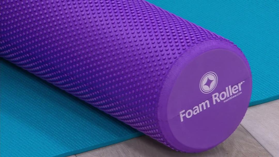 Deluxe Foam Roller Size: 36'' Full, Purple