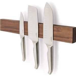 Premium Magnetic Knife Holder for Refrigerator – 16 Inch Professional Double Sided Magnetic Knife Strip for Fridge - Stainless Steel Magnetic Knife Holder for Wall Self Adhesive