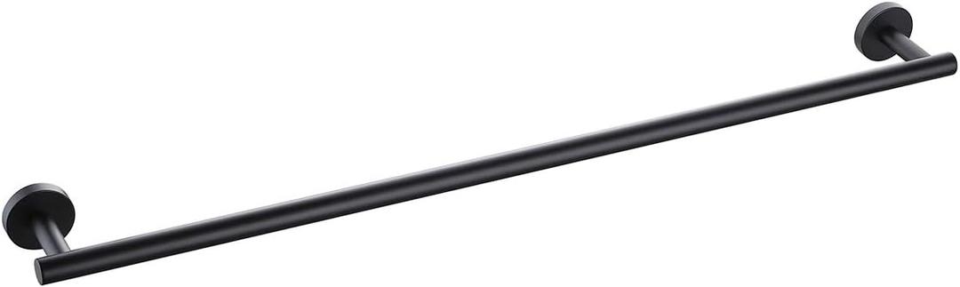 Miyili Matte Black 36" Towel Bar SUS 304 Stainless Steel Towel Holder for Bathroom or Kitchen Wall Mount, A01B90A