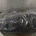 Chrisuno Men's Long Classic Pea Coat Notched Collar Single Breasted Winter Overcoat Slim Fit Trench Coats (X-Large, Black)