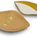 Pedag Step 166475 Symmetrical Self Adhesive Arch Support Inserts (Large (EU 41-43/ US 11L-10M) 1 pair, Tan)
