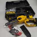 Cordless Mini chainsaw compatible with Dewalt Battery 20V MAX,Brushless Chainsaw With Automatic Chain Tensioning Device & Auto Oiler,Portable Power Chainsaw for Logging|Tree Trimming(Battery Included)