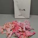 36 Pieces Easter Day Velvet Bow Easter Ribbon Wreath Bow Bulk Spring Crafts Gift Pretied Set for Garland Home Wedding Holy Week Decor(Pink,1'' Wide)