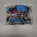 rabbitgoo Dog Harness No Pull with 2 Leash Clips, Adjustable Soft Padded, Reflective Oxford No Choke Pet Vest with Easy Control Handle for Small Dogs, Blue, S