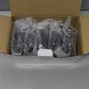 RidRed Office Chair Wheels - Replacement Rubber Wheels - Universal Fit 3 Inch Casters, Heavy-Duty Chair Casters, Noise Free, Fits 98% Chair, for All Floor (5) (Transparent)