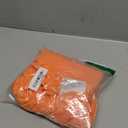 Womens Sleeveless Athletic Hot Shot Mini Dress with Built-in Shorts Sundress (Large, Orange)