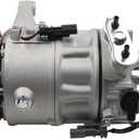 Dasbecan A/C Compressor Compatible with 2013-2022 Buick Enclave, 2013-2022 Chevrolet Traverse 3.6L, 2013-2016 GMC Acadia 3.6L Air Compressor Replaces# 68322, Oil Prefilled