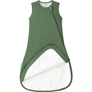 PurComfy Extra-Long Toddler Sleep Sack, Premium Bamboo Viscose Warm Sleeping Bag Supersoft 1.0 TOG Wearable Blanket 3T-4T-5T (Forest)