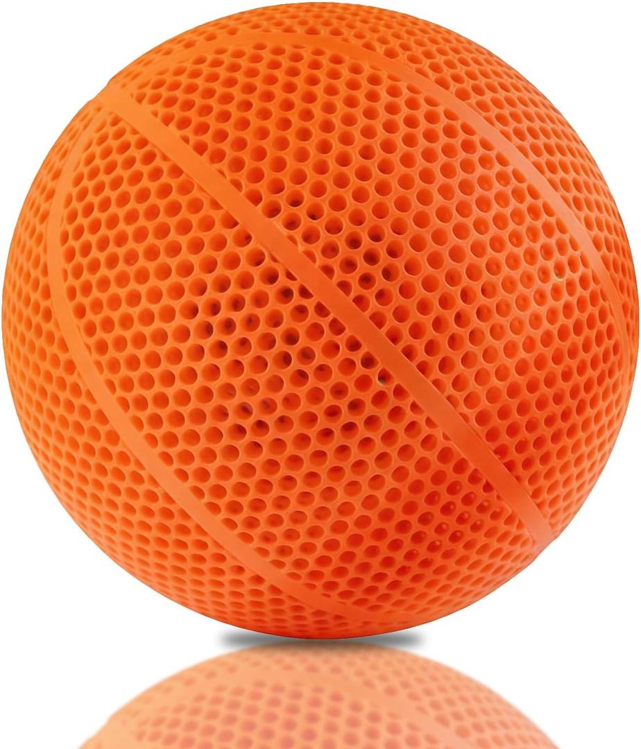 3D Printed Airless Basketball - No Pump Needed, Ultra-Quiet & High Bounce - Official Size 7 for Indoor & Outdoor Use, 9.68"