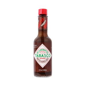 TABASCO Brand Roasted Pepper Sauce, Rich & Savory Hot Sauce, Glass Bottle, Made with Vine-Ripe Red Peppers, Fresh Garlic & Onions, Great on Sandwiches & More, 5 Fl Oz (Pack of 1) (EXP 09/01/25)