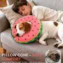 MIDOG Dog Cone Collar for Dogs, Watermelon, Small