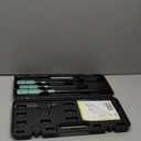 DISEN 9PCS Click Torque Wrench Set 1/4" 3/8" 1/2" Drive 20-220 In.lb, 5-45 Ft.lb, 10-170 Ft.lb with 6 Adapters, 3% Accuracy, 72-Tooth, Dual Scale, Storage Case for Bike, Motorcycle, Car, Truck Repair (Black & Green)