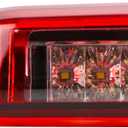 Tresound 3rd Third Brake Light for 1999-2006 Chevy Silverado/GMC Sierra LED Cargo Light High Mount Lamp, Chrome Housing Red Lens