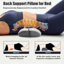 Smooth Spine Triple Fusion Back Massager, Vibration Massageback Massager with Heat & Adjustable Traction, Ergonomic Design with Adjustable Height Lower Back Pain Relief & Deep Tissue Relaxation