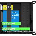 4U Server Cabinet Case - Rackmount Server Chassis with 7 PCI Slots, Lockable with Key
