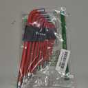 Titan 12713 Extra-Long Arm Ball Tip SAE Hex Key Set, 13 Piece (One Size)