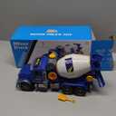 Cement Mixer Truck Toys for Boys Age 4-7, Construction Trucks with Lights and Sounds, Powered Push Car Construction Vehicle Toys Truck with Opening Doors Toy Gift for Boys Grils Kids