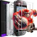 LISEN 2-Pack Screen Protector for Nintendo Switch 2 [2025 Upgrade] (ANTI-GLARE & Auto Alignment Kit) Tempered Glass, Accessories, Switch2 [Longest Durable] Full Coverage switch 2 HD Clear, 2 Pack