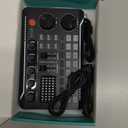 Professional Audio Mixer, SINWE Live Sound Card and Audio Interface with DJ Mixer Effects and Voice Changer,Podcast Production Studio Equipment, Prefect for Streaming/Podcasting/Gaming