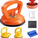 Dent Puller,Car Dent Puller 3 Pack Dent Remover Tool Suction Cup Dent Puller Dent Removal Kit for Car and Dent Repair Kit for Car Body,Tiles Lifting,Objects Moving,Screen (Yellow+Orange+Blue)