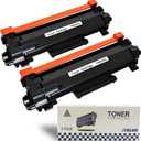 2-Pack TN830XL Toner Compatible for Brother TN830 TN830XL Toner Cartridges Work with Brother DCP-L2640DW HL-L2460DW HL-L2480DW HL-L2400D HL-L2405W MFC-L2820DW Printers, TN830XL Black Toner Cartridges