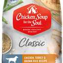 Chicken Soup for the Soul All Natural Premium Senior/Mature Dry Dog Food, Real Meat First Ingredient, No By-Products, Supports Joint Health and Mobility, Chicken, Turkey & Brown Rice, 13.5lb, 

BB 03/04/26