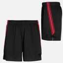 Umbro Men's Mesh Short, Black/Red, X-Large