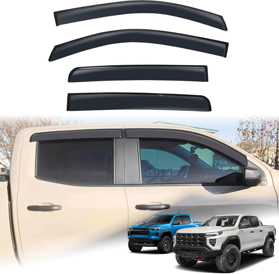 Rain Guards Compatible with Chevy Colorado/GMC Canyon 2023-2026
