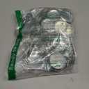 BEAMNOVA 100 Sets 44mm / 1.73 in (Approx. 1-3/4 inch) Metal Button Supplies Blanks, for Round Pin Maker Machine, Matte Metallic Back, Hand Press Badge Making Parts