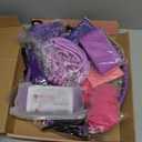 Pilates Equipment Kit for Home Workout, Pilates Ring and Ball Set for Women, 14'' Magic Circle Essentials Accessories Kit with Wrist Weights, Resistance Bands, Yoga Strap, Core Sliders, Socks, Bag (21-Pieces)