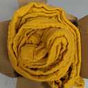 EMME Cotton Throw Blanket - 100% Muslin Soft, Breathable Gauze - All Season, Pre-Washed - Mustard Yellow, 50"x70"