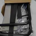 2 Pack Under Bed Storage Rolling Metal Frame Underbed Containers with Wheels Lid Visiable Window Storage Bag Box Organizer Home Closet Organization Drawer Bins for Clothes Shoes Toys Blanketss Grey