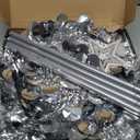 SINTENILL 6 FT Pop Up Christmas Tree with 100 LED Timer Lights & Remote, Green Collapsible Christmas Tinsel Tree Artificial Pencil Tree Xmas Decoration for Holiday Home Office Party, USB Powered